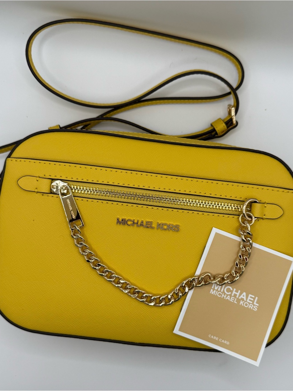Michael Kors NEW Jet Set Large Zip Ch